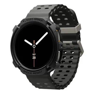 Spigen Rugged Armor Hülle für Samsung Galaxy Watch8 44mm, Matt Schwarz ACS10006