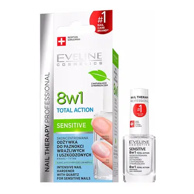 Eveline Cosmetics Total Action festigender Nagellack 8 in 1 12 ml
