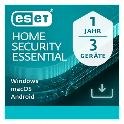 HOME Security Essential Vollversion Lizenz   3 Geräte 1 Jahr (Download)