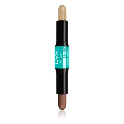 NYX Professional Makeup Wonder Stick Dual Face Lift beidseitiger Konturenstift Farbton 02 Universal Light 2x4 g