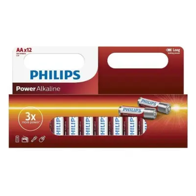Philips Power Alkaline - AA-Batterien - 12 Stück