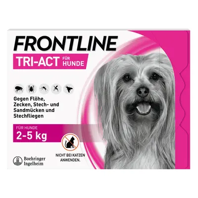 FRONTLINE Tri-Act Lsg.z.Auftropfen f.Hunde 2-5 kg 3 St.