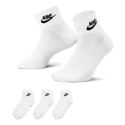 Nike Everyday Essential Ankle Socks 3-Pack White/ Black S