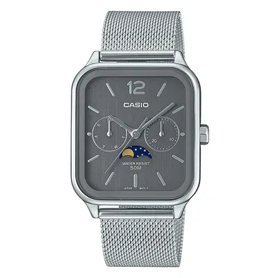 Casio MTP-M305M-8AVER Herrenuhr Timeless collection Mondphase 34mm 5ATM