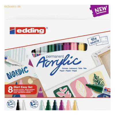 Edding Acryl-Einstiegsset nordic