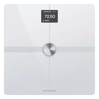 Withings Body Smart, Elektronische Personenwaage, 200 kg, 50 g, Weiß, 5 kg, kg, lb