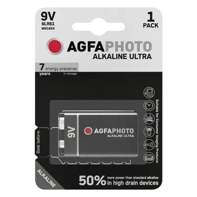 AGFAPHOTO Batterie Alkaline 9V E-Block 1er Blister