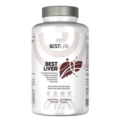 Best Lab Liver Nahrungsergänzungsmittel zur Unterstützung der Leberfunktion 90 St Kapseln