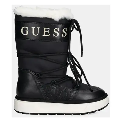 Guess Overknees FLFFYZ ELE11 Schwarz