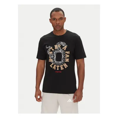 Adidas T-Shirt Overtime Spring Graphic JM0291 Schwarz Regular Fit