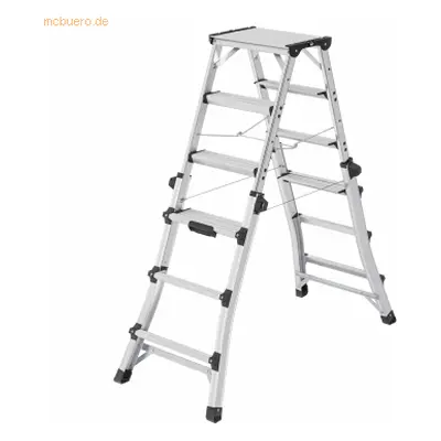 Hailo Leiter D100 8655-107 2x4-6 Stufen