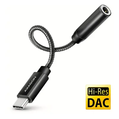 AXAGON ADA-HC, Hi-Res DAC Audio Adapter, 384kHz/32bit Stereo, USB-C auf 3,5mm Klinke