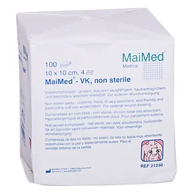 Vlieskompressen unsteril 10x10 cm 4fach 100 St Kompressen