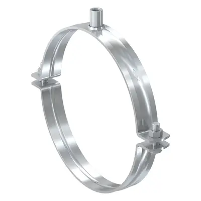 fischer Massivrohrschelle FRSMN galvanisch verzinkt 316 - 324 mm M16 - 1 Stück