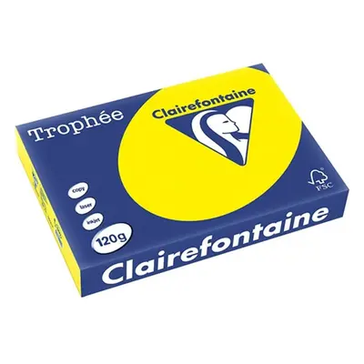Clairefontaine Sonnengelb A4 Farbiges Papier 120 g/m² (250 Blatt)