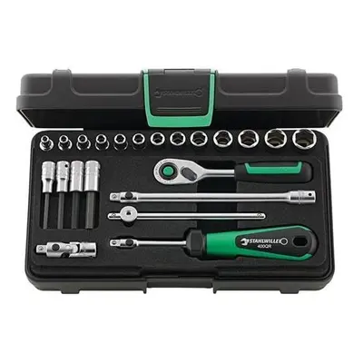 Stahlwille Steckschlüsselsatz 40/44/17/5QR 22-tlg.1/4 Zoll SW 3,5-13mm Z.80 6KT