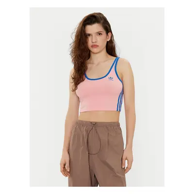 Adidas Top adicolor 3-Stripes JP2293 Rosa Slim Fit