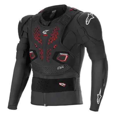 Alpinestars Bionic Pro V3 Plasma Schutzjacke schwarz rot weiß - XXL