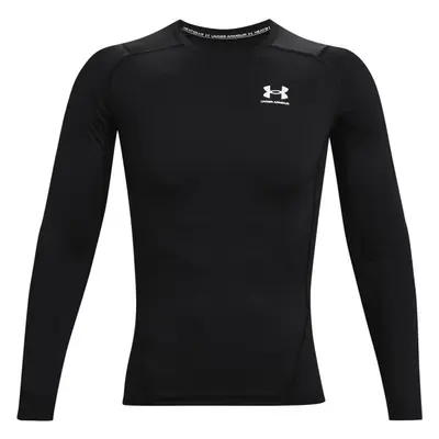 Under Armour HeatGear LS Compression Shirt Schwarz 3XL Herren