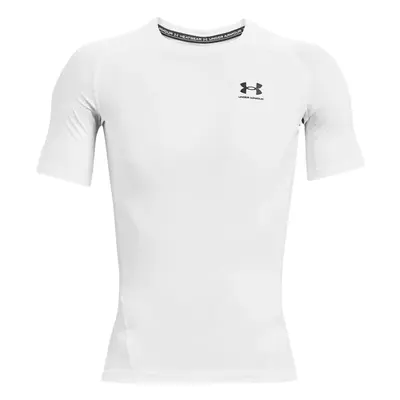 Under Armour HeatGear Compression T-Shirt weiß/schwarz - XXL