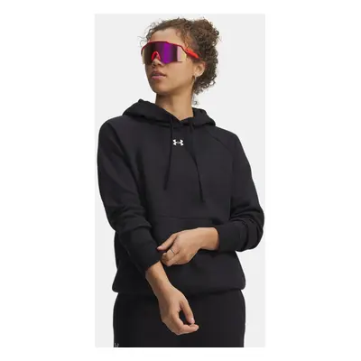 Under Armour RIVAL FLEECE HOODIE Damenhoodie, schwarz, größe