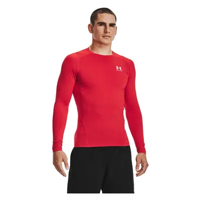 Under Armour HeatGear Comp Langarmshirt rot - XXL