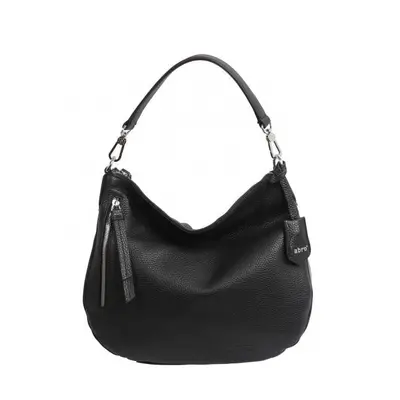 Abro - Juna Small Black/Nickel - Hobo Bag ,
