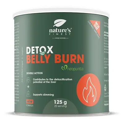 Nature's Finest Detox Belly Burn - Ergänzung zum Entgiftung, Abnehmen und Fettverbrenner 125 g Pulver