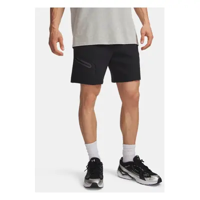 Under Armour Unstoppable Fleece Shorts für Herren 18 cm Schwarz / Schwarz XL