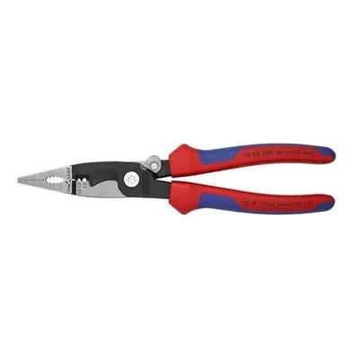 Knipex Elektro-Installationszange mit Öffnungsfeder, 6-in-1 Multifunktionszange, Universalzange