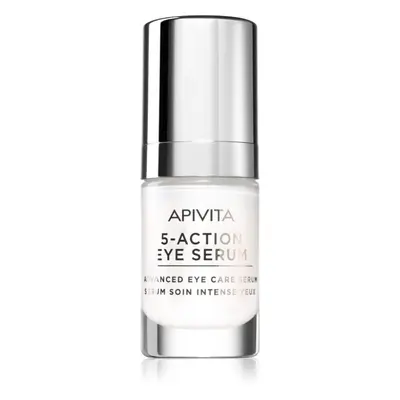 Apivita 5-Action Eye Serum Intensiv-Serum für die Augenpartien 15 ml