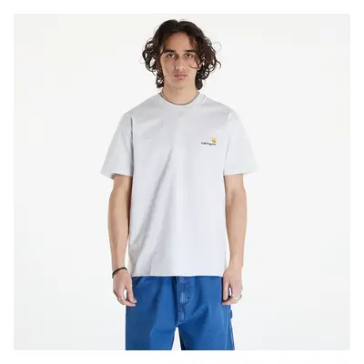 Carhartt WIP S/S American Script T-Shirt Grey Herren - T-shirts Carhartt WIP - Grau - I029956_482_XX-XL - Size: XL
