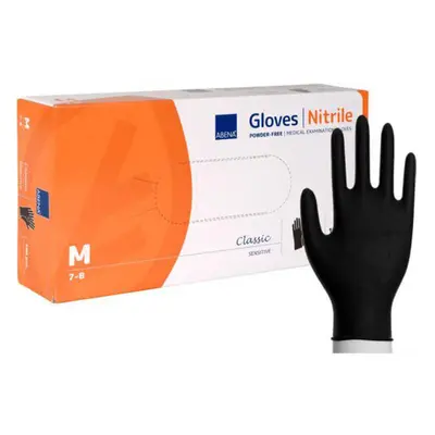 ABENA Nitrilhandske Black 100-pack Medium