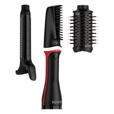 Revlon RVDR5333E Onestep Blow-Dry Multi-Styler schwarz | Multistyler | 3-in-1 | Abnehmbarer Kopf | 4 Temperaturstufen | 820 W | 