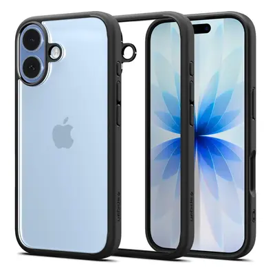 Hülle für Apple iPhone 17, Spigen, Ultra Hybrid, Mattschwarz ACS10377