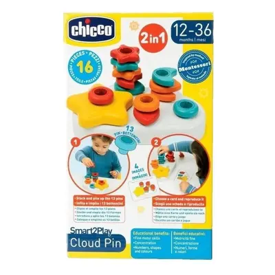 Chicco Stapelspiel – 16-teiliges Lernspiel für Kinder 12-36 Monate 16 Pc