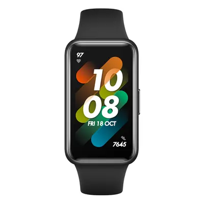 Huawei Band 7 Smartwatch Aussteller | Silikonband | 14 Tage Akkulaufzeit | AMOLED-Display | 96 Sportmodi | Schlafanalyse | In sc