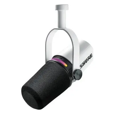 Shure MV7+-W Podcast-Mikrofon