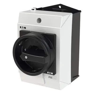 Eaton T0-2-8900/I1/SVB-SW, Kippschalter, 3P, Schwarz, Weiß, IP65, 80 mm, 110 mm