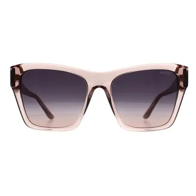 Guess Quadratische Damen Schimmernde Beige Violett Farbverlauf GU00113