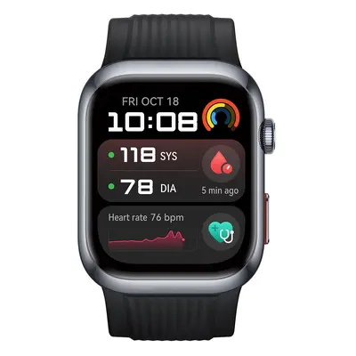 HUAWEI WATCH D2 schwarzes Gehäuse mit schwarzem Fluorelastomer-Armband