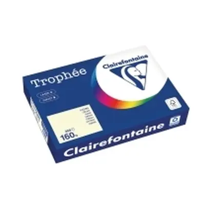 Clairefontaine Creme A4 Farbiges Papier 160 g/m² (250 Blatt)