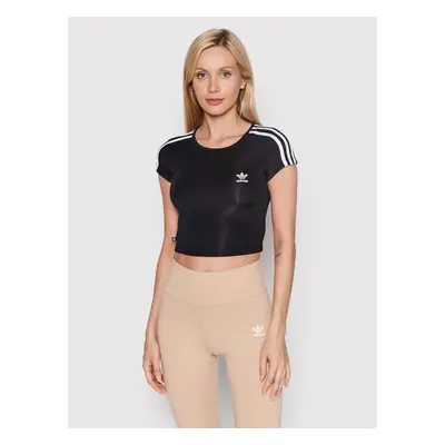 Adidas T-Shirt adicolor Classics 3-Stripes HM4710 Schwarz Slim Fit