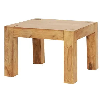 Couchtisch quadratisch aus Akazie Massivholz, Braun