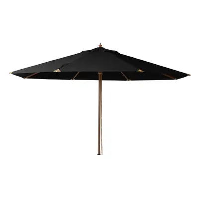 Cinas, Lizzano Sonnenschirm 400 cm Holzgestell schwarz