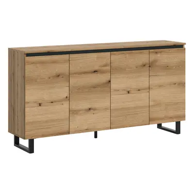 Sideboard Evoke Eiche 4-türig 160 x 36 cm - TOMASA
