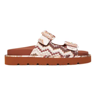 Pantoletten M Missoni Clea MWF111_064 Braun