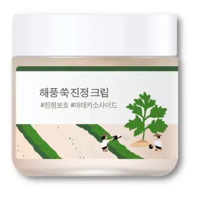 ROUND LAB Mugwort Calming Cream intensiv feuchtigkeitsspendende Emulsion zur Beruhigung der Haut 80 ml
