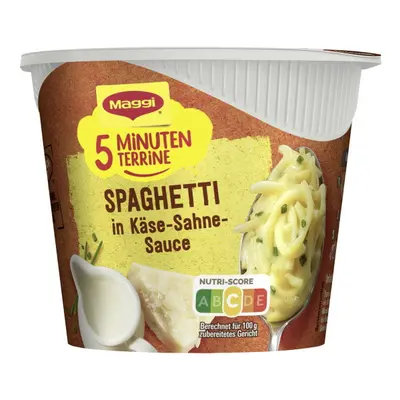 Maggi 5 Minuten Terrine Spaghetti in Käse-Sahne-Sauce 62G