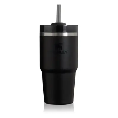 Stanley Quencher H2.O FlowState™ Tumbler Edelstahlbecher mit Trinkhalm klein Black 2.0 1 St.